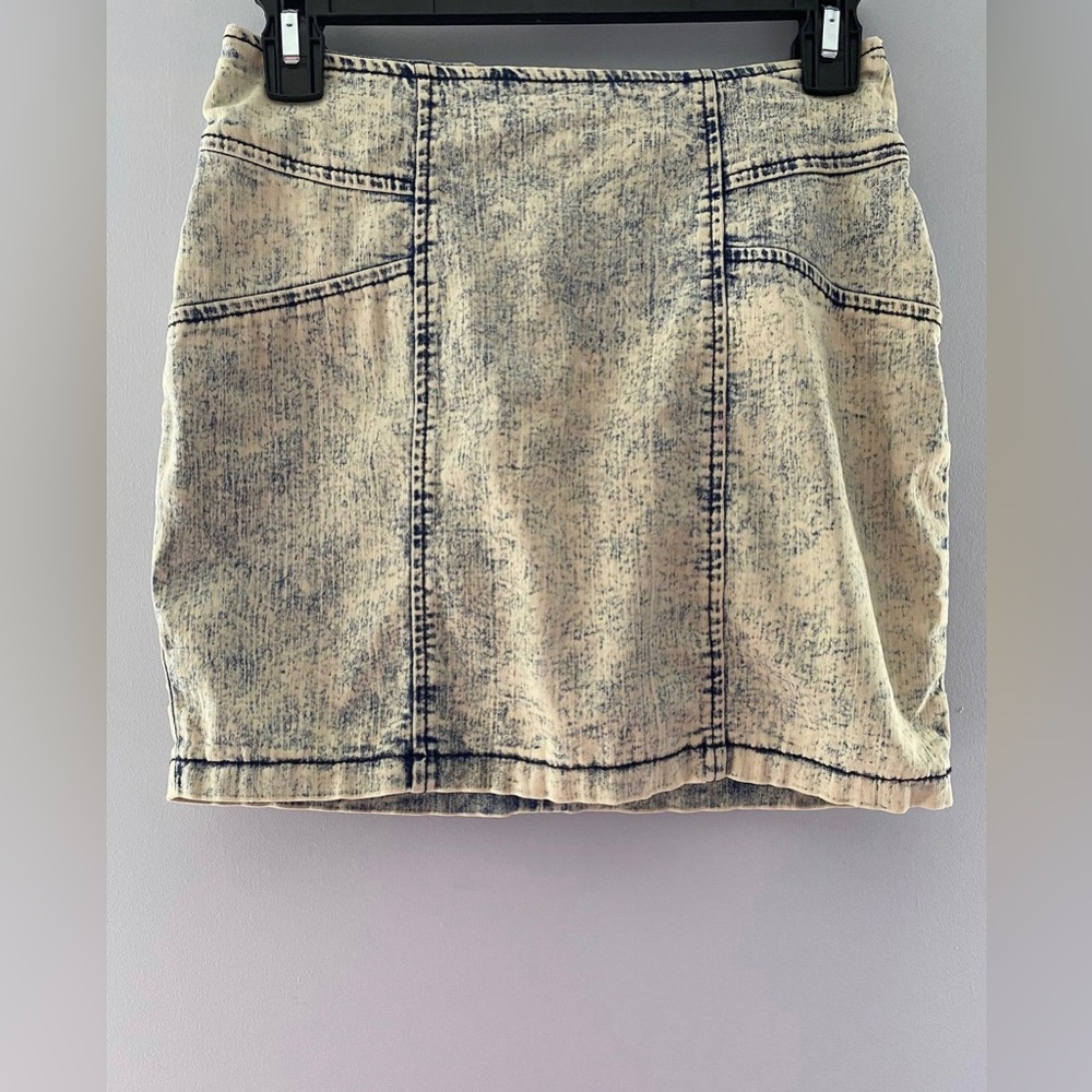 Throwback Acid Wash Skirt!
